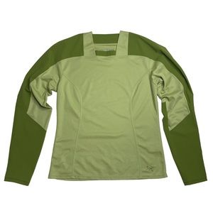 Arcteryx Green Long Sleeve Lightweight UPF Hiking Shirt Medium